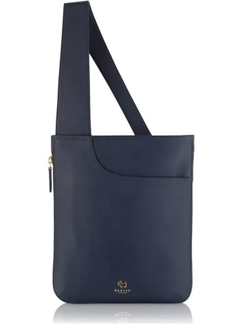 RADLEY LONDON Navy Smooth Leather Crossbody Messenger